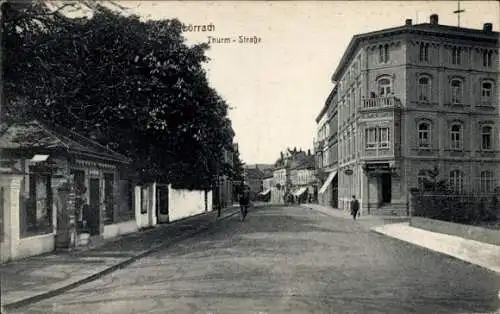 Ak Lörrach in Baden Württemberg, Turmstraße