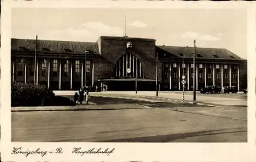 Ak Kaliningrad Königsberg Ostpreußen, Hauptbahnhof