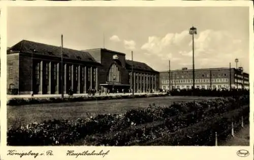 Ak Kaliningrad Königsberg Ostpreußen, Hauptbahnhof
