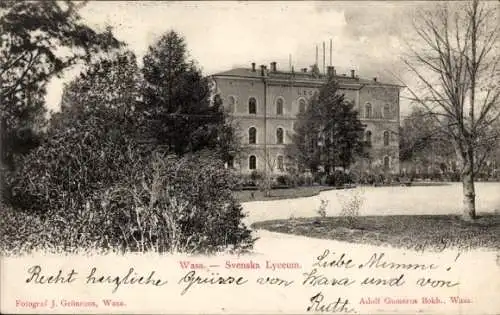 Ak Vaasa Wasa Finnland, Svenska Lyceum