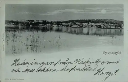 Mondschein Ak Jyväskylä Finnland, Gesamtansicht