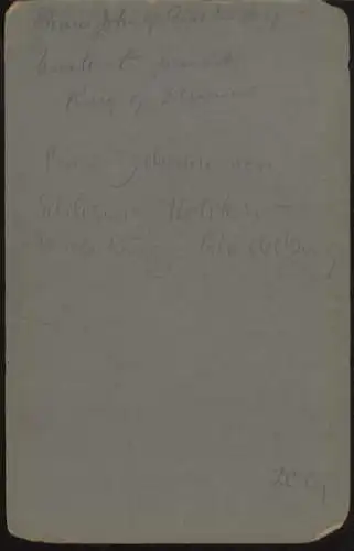 Cabinet Foto Portrait Prinz Johann von Schleswig-Holstein