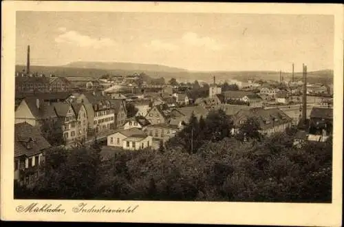 Ak Mühlacker im Enzkreis, Industrieviertel
