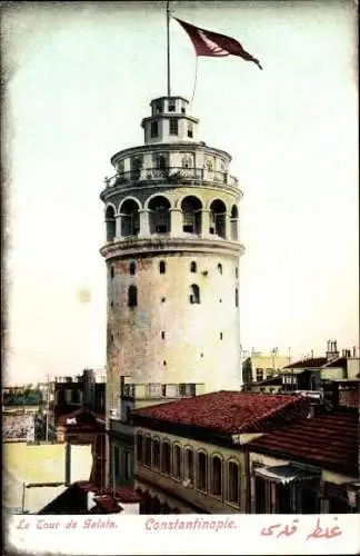 Ak Konstantinopel Istanbul Türkei, La Tour de Galata