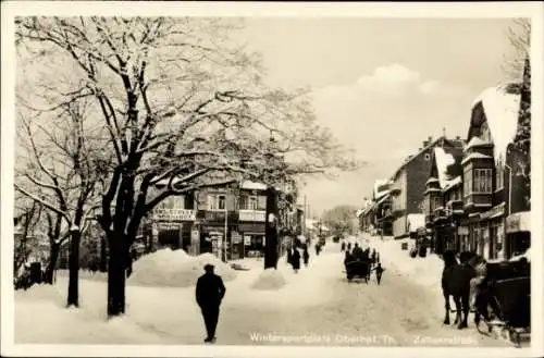 Ak Oberhof im Thüringer Wald, Zellaerstraße, Schule