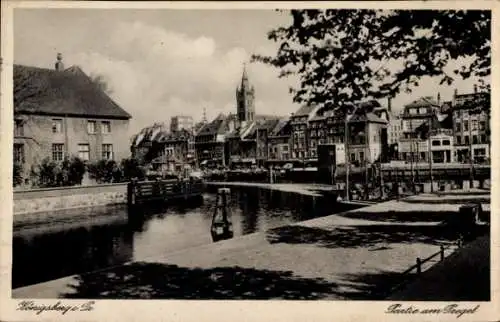 Ak Kaliningrad Königsberg Ostpreußen, Partie am Pregel