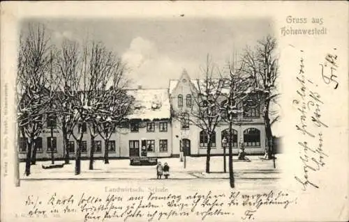 Ak Hohenwestedt in Holstein, Landwirtschaftliche Schule