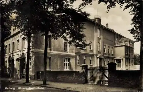 Ak Kettwig Essen im Ruhrgebiet, Höhere Stadtschule