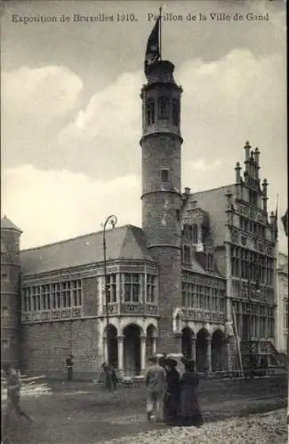 Ak Brüssel Brüssel, Pavillon der Stadt Gent