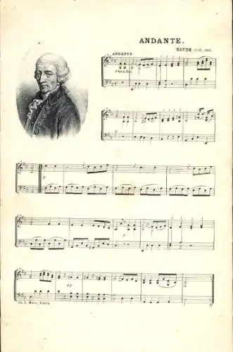 Lied Ak Andante, Joseph Haydn