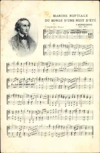 Lied Ak Hochzeitsmarsch aus Ein Sommernachtstraum, Felix Mendelssohn-Bartholdy