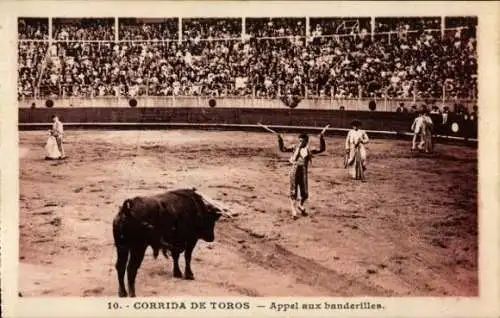 Ak Bullfight, Appel aux banderilles