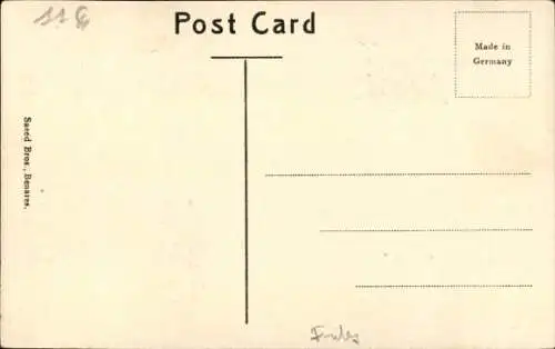 Ak Bénarès Indien, Messingmarkt