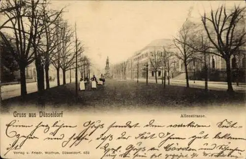 Ak Düsseldorf am Rhein, Alleestraße