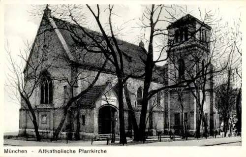 Ak München, Altkatholische Pfarrkirche, Blumenstraße