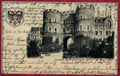 Ak Köln am Rhein, Hahnentor