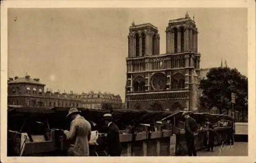 Ak Paris IV Ile de la Cité, Cathédrale Notre Dame