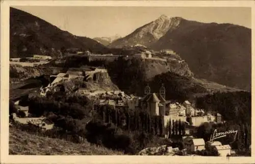 Ak Briançon Briançon Hautes-Alpes, Blick von der Route de Grenoble