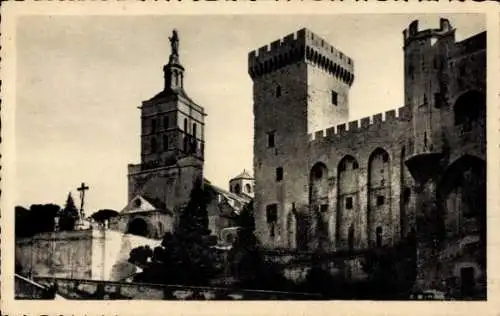 Ak Cabannes Ariege, päpstlicher Palast