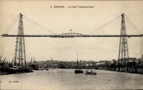 Ak Nantes Loire Atlantique, Le Pont Transbordeur