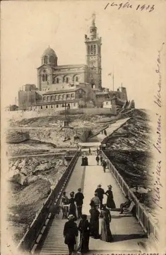 Ak Marseille Bouches du Rhône, ND de la Garde