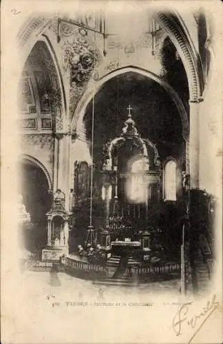 Ak Tarbes Hautes Pyrénées, Innenraum der Kathedrale