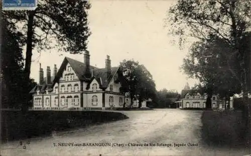 Ak Neuvy sur Barangeon Cher, Chateau de Sainte-Solange