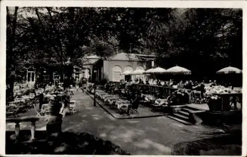 Ak Heidelberg am Neckar, Schlosspark-Casino, Kaffee-Restaurant, Terrasse