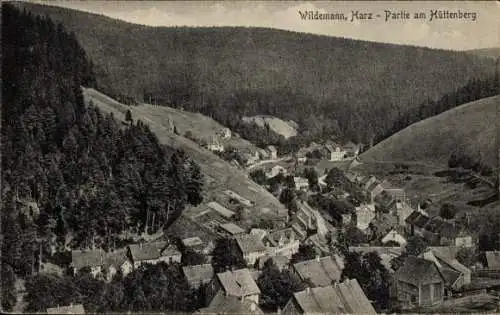 Ak Wildemann Clausthal Zellerfeld im Oberharz, Hüttenberg
