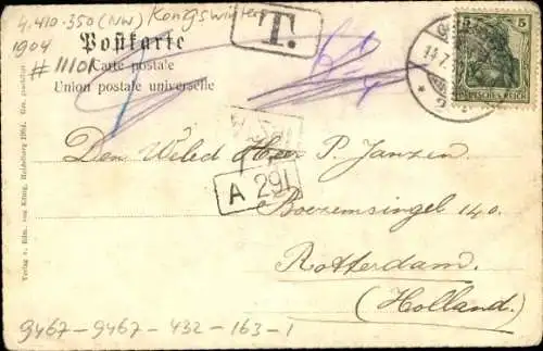 Ak Königswinter am Rhein, Rheinallee