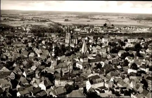 Ak Soest in  Westfalen, Fliegeraufnahme, Kirche