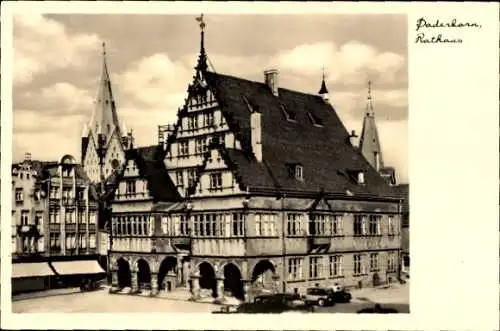 Ak Paderborn in Westfalen, Rathaus