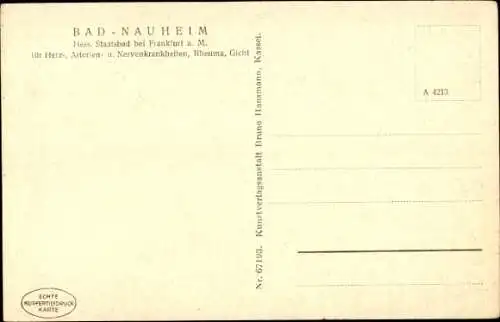 Ak Bad Nauheim in Hessen, Schmuckhof, Badehaus 2