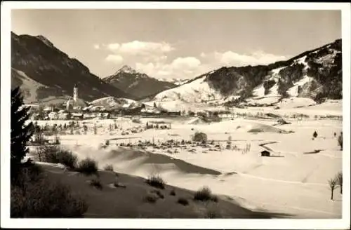 Ak Pfronten im Allgäu, Sorgschrafen, Edelsberg-Ausläufer, Winter