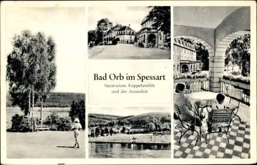 Ak Bad Orb im Spessart Hessen, Sanatorium Küppelsmühle, Annenhof