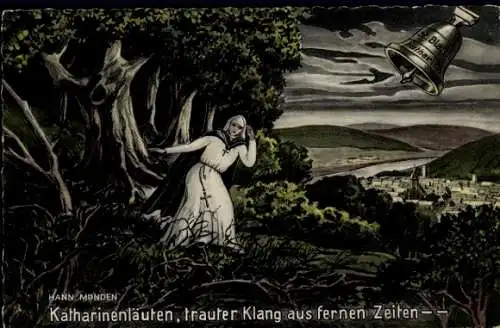 Ak Hann. Münden in Niedersachsen, Katharinenläuten, Nonne