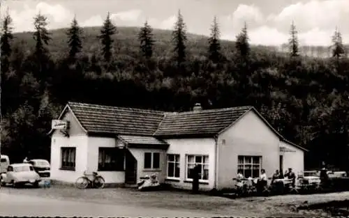 Ak Gieselwerder an der Oberweser Hessen, Gaststätte Waldhorn