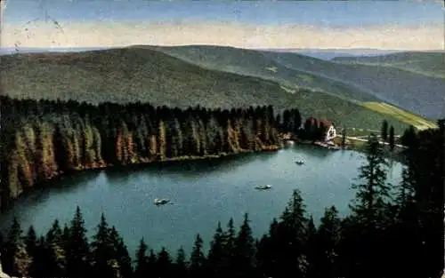 Ak Mummelsee Seebach im Schwarzwald Baden, Panorama