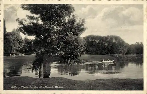 Ak Köln am Rhein, Großer Stadtwald-Weiher