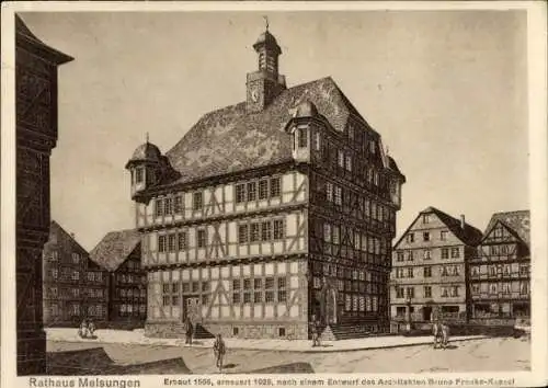 Ak Melsungen in Hessen, Rathaus