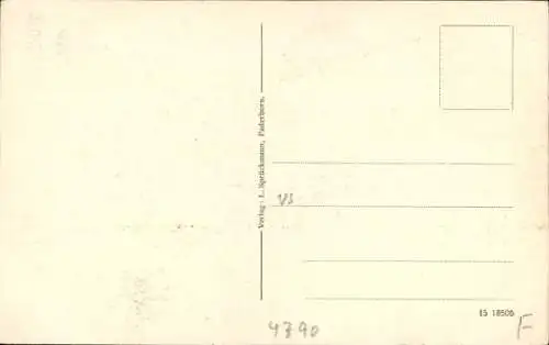 Ak Paderborn Nordrhein Westfalen, Vorm. Eggerts Haus, Hathumarstraße