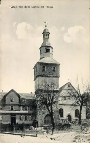 Ak Helsa in Hessen, Turm