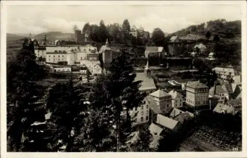 Ak Monschau Montjoie in der Eifel, Teilansicht, Burg, Jugendherberge