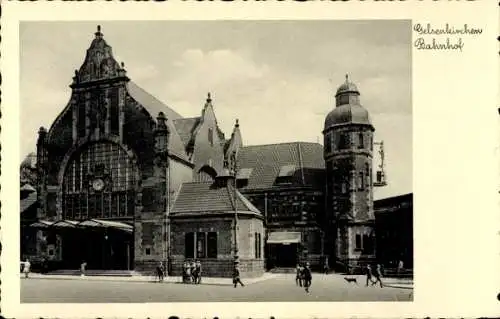 Ak Gelsenkirchen im Ruhrgebiet, Bahnhof