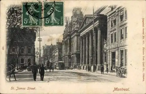 Ak Montreal Quebec Kanada, St. James Street