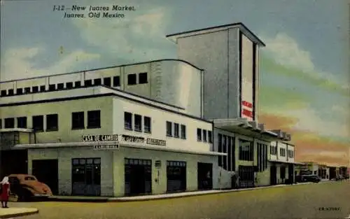 Ak Juarez Mexiko, New Juarez Markt