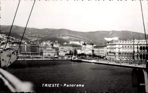 Ak Triest Trieste Friuli Venezia Giulia, Panorama