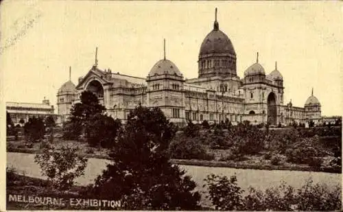 Ak Melbourne Australien, Ausstellung