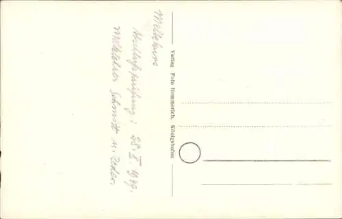 Ak Gemeinfeld Burgpreppach in Unterfranken, Straßenpartie