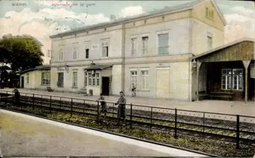 Ak Köln Wahn Rhein, Bahnhof, Gleisseite, Franzosen